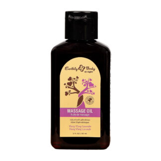 Massage Oil Ylang Ylang Lavender 2 oz Front